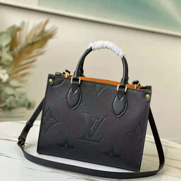Louis Vuitton LV Women Onthego PM Tote Monogram Empreinte Leather Embossed Grained Cowhide - Image 2