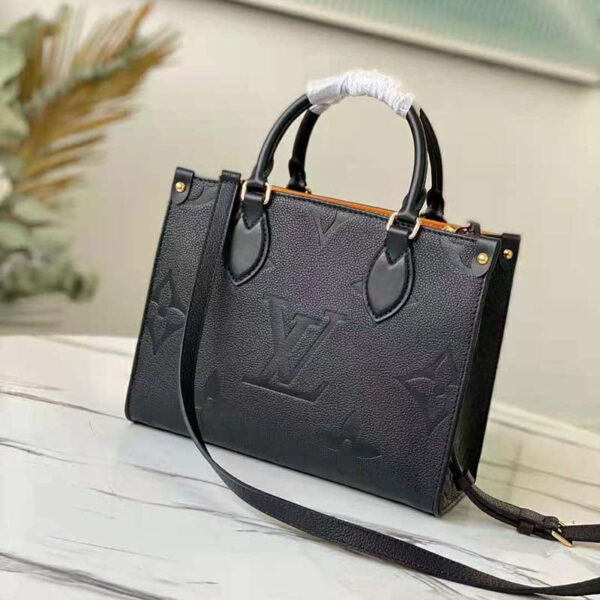 Louis Vuitton LV Women Onthego PM Tote Monogram Empreinte Leather Embossed Grained Cowhide - Image 3