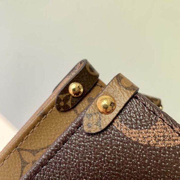Louis Vuitton LV Women Onthego PM Tote Monogram Reverse Coated Canvas - Image 7