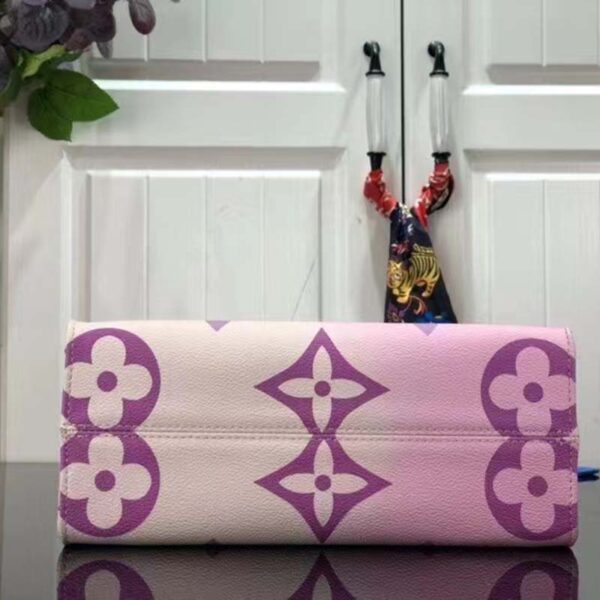 Louis Vuitton LV Women Onthego PM Tote Sunrise Pastel Monogram Coated Canvas - Image 5