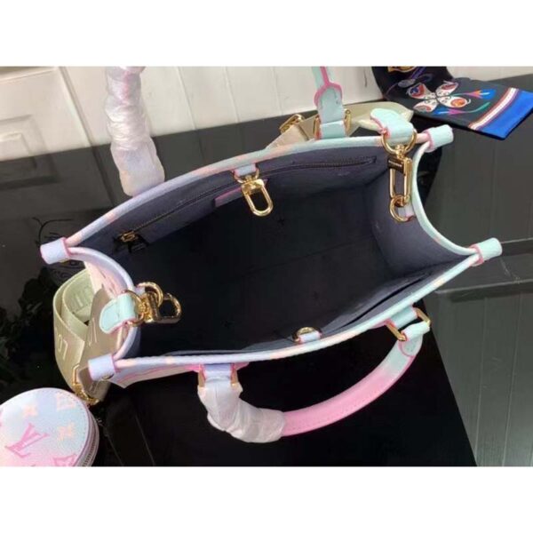 Louis Vuitton LV Women Onthego PM Tote Sunrise Pastel Monogram Coated Canvas - Image 6