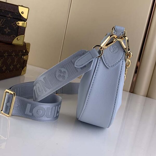 Louis Vuitton LV Women Over The Moon Lilas Purple Quilted Embroidered Calf Leather - Image 6