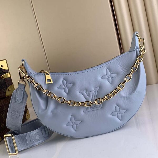 Louis Vuitton LV Women Over The Moon Lilas Purple Quilted Embroidered Calf Leather - Image 3