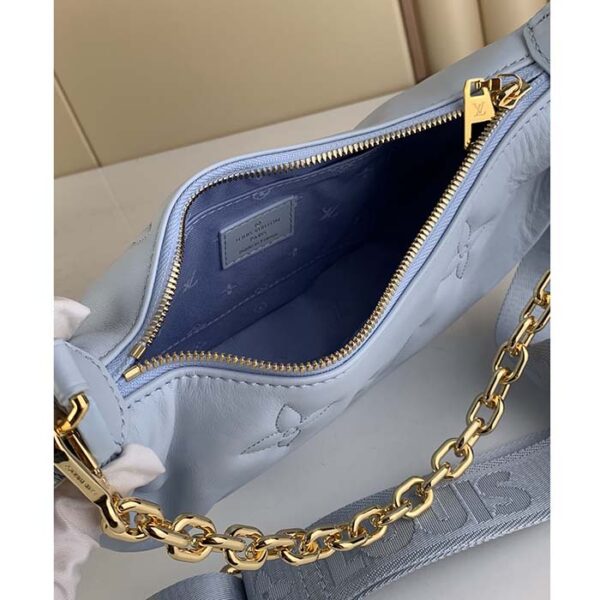 Louis Vuitton LV Women Over The Moon Lilas Purple Quilted Embroidered Calf Leather - Image 7