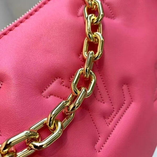 Louis Vuitton LV Women Over The Moon Pink Quilted Embroidered Smooth Calf Leather - Image 5