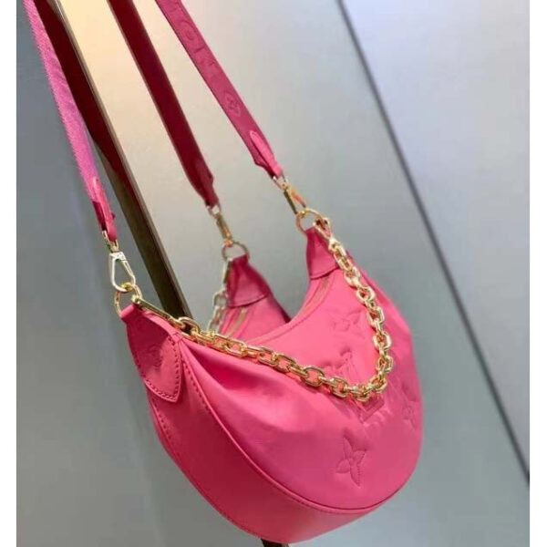 Louis Vuitton LV Women Over The Moon Pink Quilted Embroidered Smooth Calf Leather - Image 3
