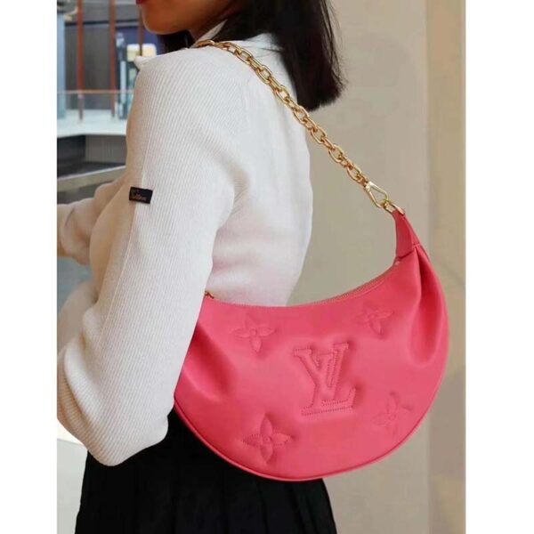 Louis Vuitton LV Women Over The Moon Pink Quilted Embroidered Smooth Calf Leather - Image 13