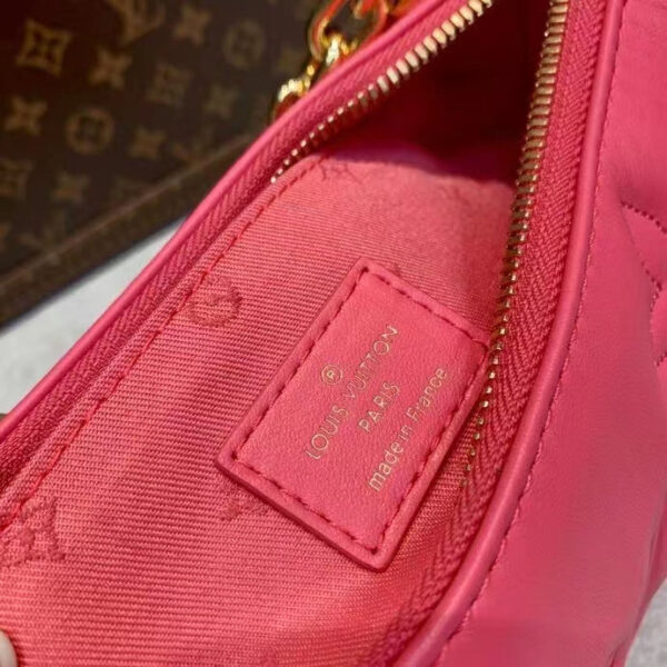 Louis Vuitton LV Women Over The Moon Pink Quilted Embroidered Smooth Calf Leather - Image 9