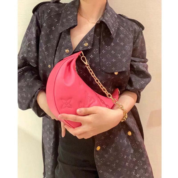 Louis Vuitton LV Women Over The Moon Pink Quilted Embroidered Smooth Calf Leather - Image 12