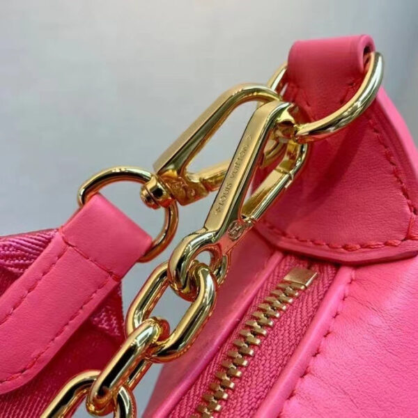 Louis Vuitton LV Women Over The Moon Pink Quilted Embroidered Smooth Calf Leather - Image 7