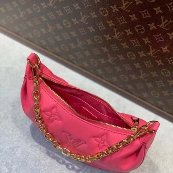 Louis Vuitton LV Women Over The Moon Pink Quilted Embroidered Smooth Calf Leather - Image 4