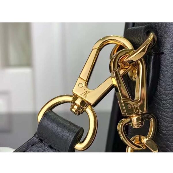 Louis Vuitton LV Women Oxford Black Grained Calf Leather Microfiber Lining - Image 8