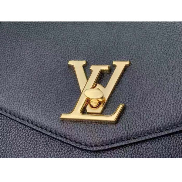 Louis Vuitton LV Women Oxford Black Grained Calf Leather Microfiber Lining - Image 7