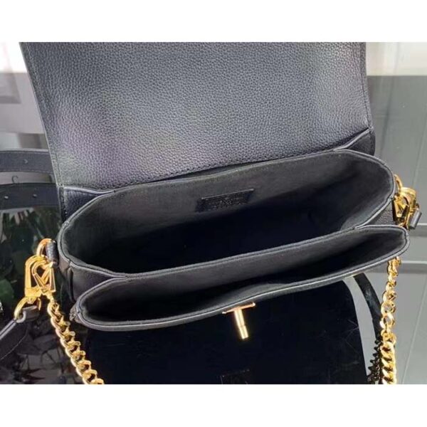 Louis Vuitton LV Women Oxford Black Grained Calf Leather Microfiber Lining - Image 6