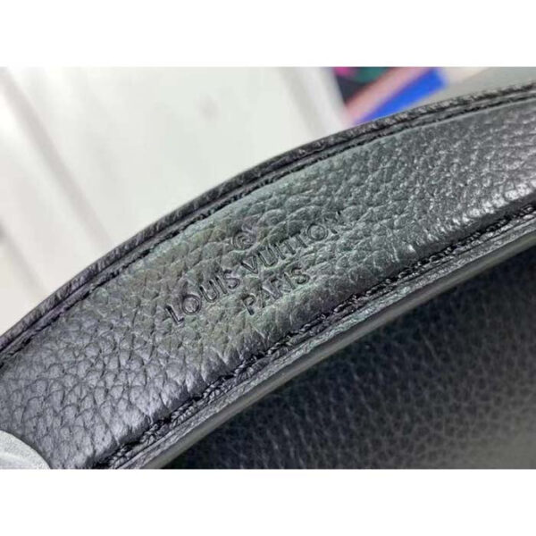 Louis Vuitton LV Women Oxford Black Grained Calf Leather Microfiber Lining - Image 9
