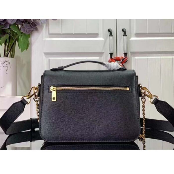 Louis Vuitton LV Women Oxford Black Grained Calf Leather Microfiber Lining - Image 4