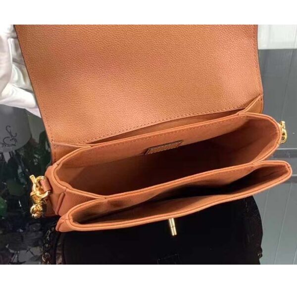 Louis Vuitton LV Women Oxford Cognac Grained Calf Leather Microfiber Lining - Image 6