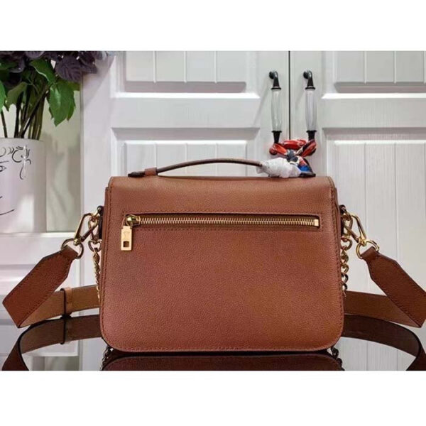 Louis Vuitton LV Women Oxford Cognac Grained Calf Leather Microfiber Lining - Image 4