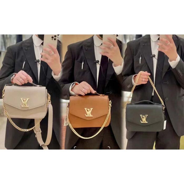 Louis Vuitton LV Women Oxford Cognac Grained Calf Leather Microfiber Lining - Image 12