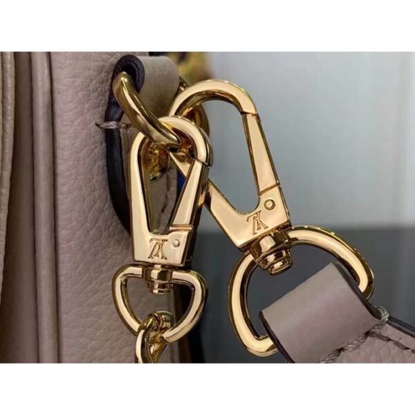 Louis Vuitton LV Women Oxford Greige Grained Calf Leather Microfiber Lining - Image 9