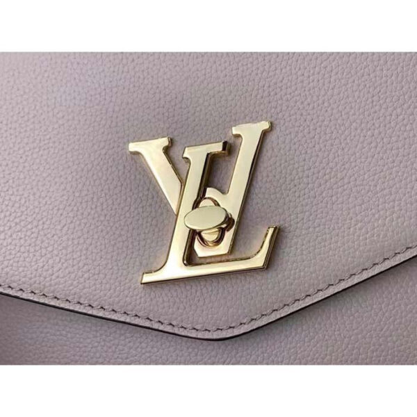 Louis Vuitton LV Women Oxford Greige Grained Calf Leather Microfiber Lining - Image 7