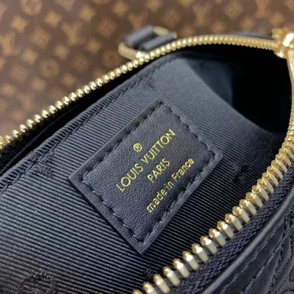 Louis Vuitton LV Women Papillon BB Handbag Black Quilted Embroidered Smooth Calf - Image 10