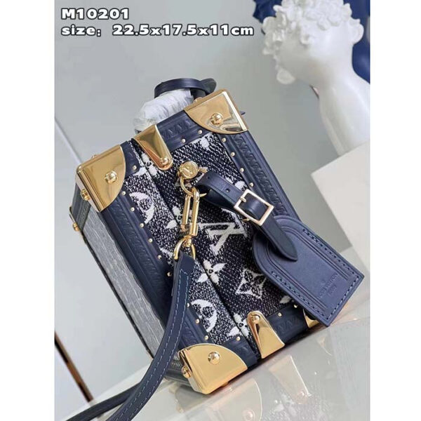 Louis Vuitton LV Women Petite Valise Top Handle S-Lock Closure Nametag - Image 5