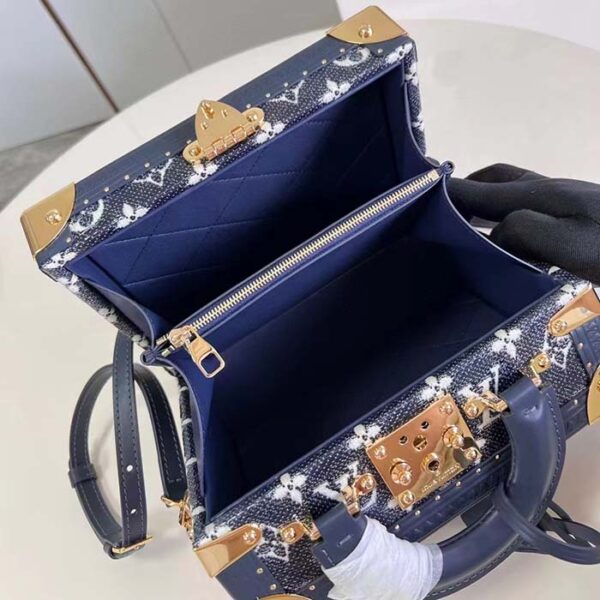 Louis Vuitton LV Women Petite Valise Top Handle S-Lock Closure Nametag - Image 7