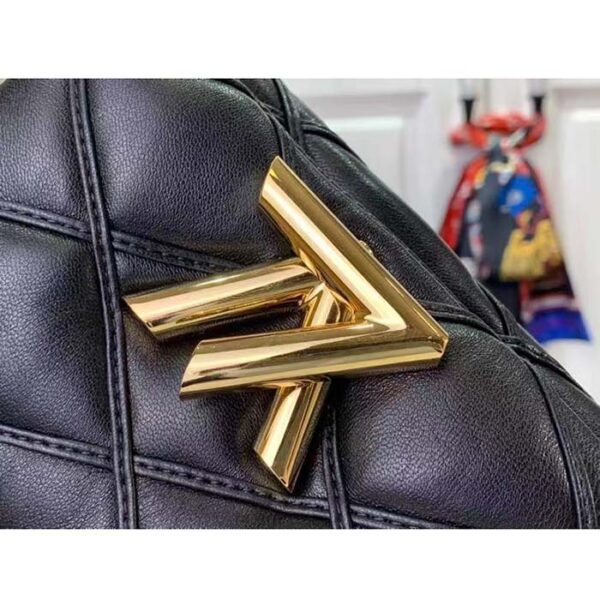 Louis Vuitton LV Women Pico GO-14 Black Lamb Leather Lambskin Cowhide Leather - Image 12