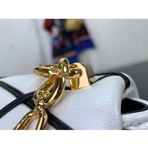 Louis Vuitton LV Women Pico GO-14 Black White Lambskin Cowhide Leather - Image 9