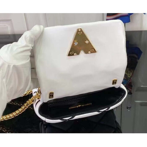 Louis Vuitton LV Women Pico GO-14 Black White Lambskin Cowhide Leather - Image 6