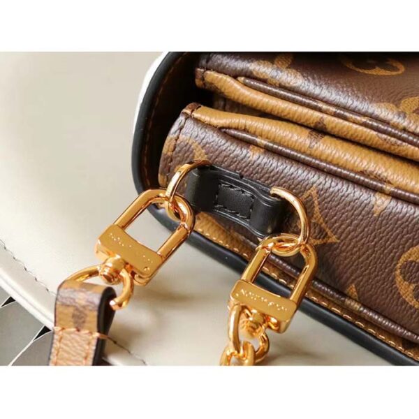 Louis Vuitton LV Women Pochette Métis Bag Brown Monogram Reverse Coated Canvas - Image 9