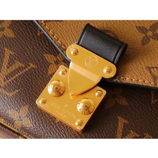 Louis Vuitton LV Women Pochette Métis Bag Brown Monogram Reverse Coated Canvas - Image 8