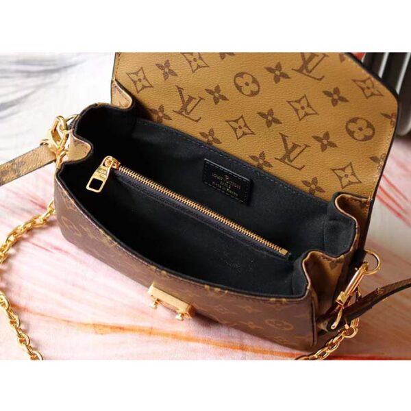 Louis Vuitton LV Women Pochette Métis Bag Brown Monogram Reverse Coated Canvas - Image 5