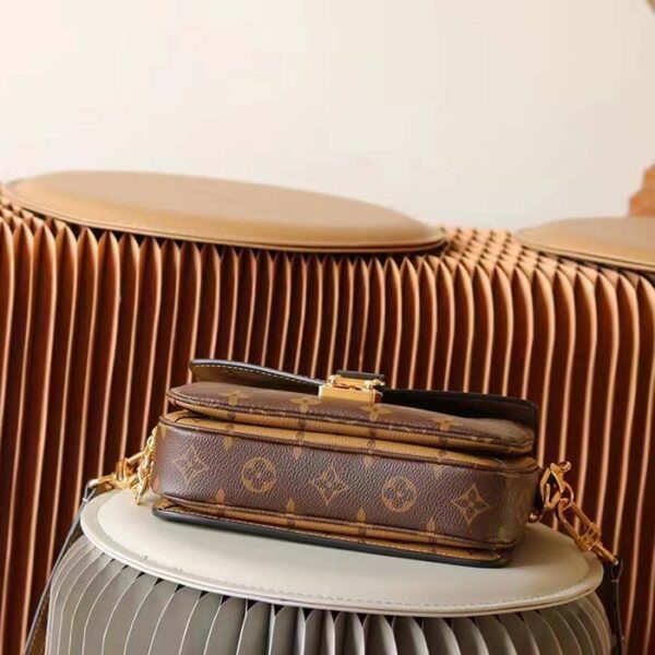 Louis Vuitton LV Women Pochette Métis Bag Brown Monogram Reverse Coated Canvas - Image 6