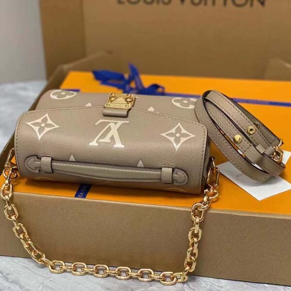 Louis Vuitton LV Women Pochette Métis East West Bag Beige Grained Cowhide Leather - Image 7