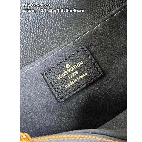 Louis Vuitton LV Women Pochette Métis East West Bag Black Grained Cowhide Leather - Image 11