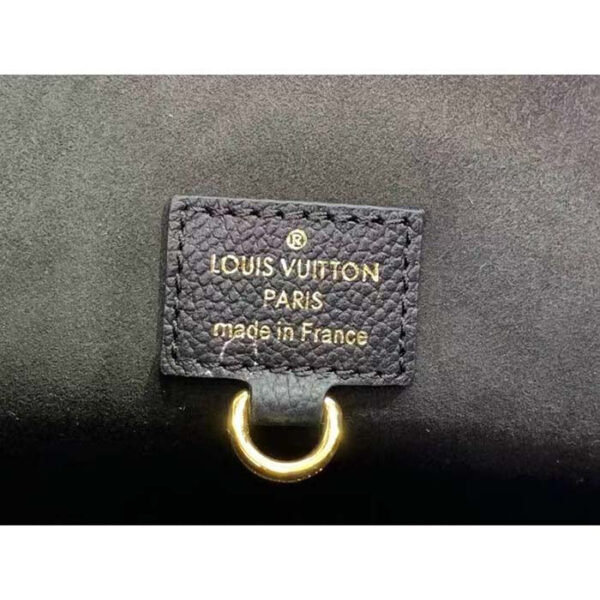Louis Vuitton LV Women Sac Sport Crème Black Embossed Supple Grained Cowhide Leather - Image 10