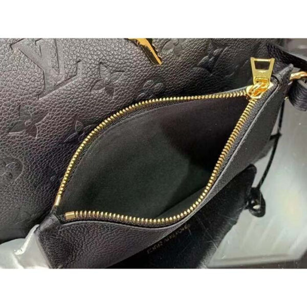 Louis Vuitton LV Women Sac Sport Crème Black Embossed Supple Grained Cowhide Leather - Image 7