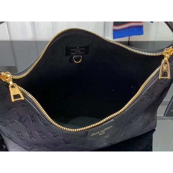 Louis Vuitton LV Women Sac Sport Crème Black Embossed Supple Grained Cowhide Leather - Image 6