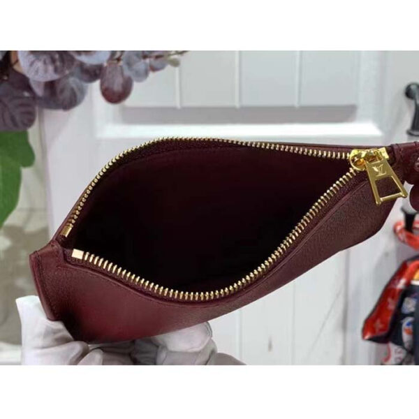 Louis Vuitton LV Women Sac Sport Wine Red Monogram Empreinte Embossed Grained Cowhide Leather - Image 7