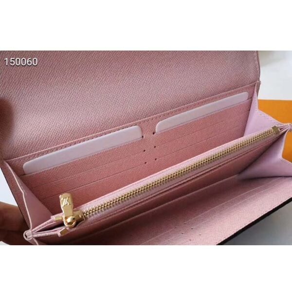 Louis Vuitton LV Women Sarah Wallet Fall for You Black Monogram Coated Canvas - Image 7