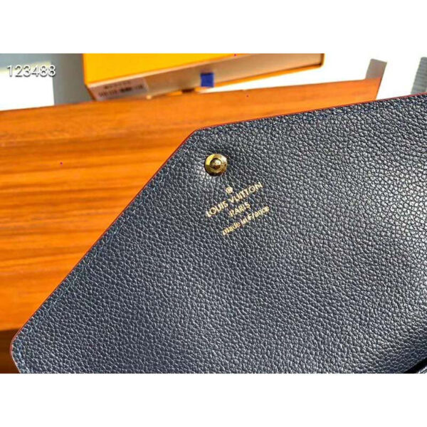 Louis Vuitton LV Women Sarah Wallet Monogram Empreinte Leather-Navy - Image 10