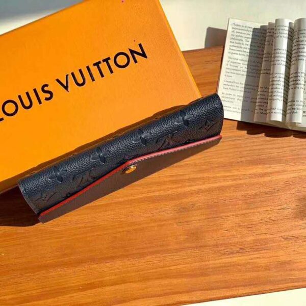 Louis Vuitton LV Women Sarah Wallet Monogram Empreinte Leather-Navy - Image 5