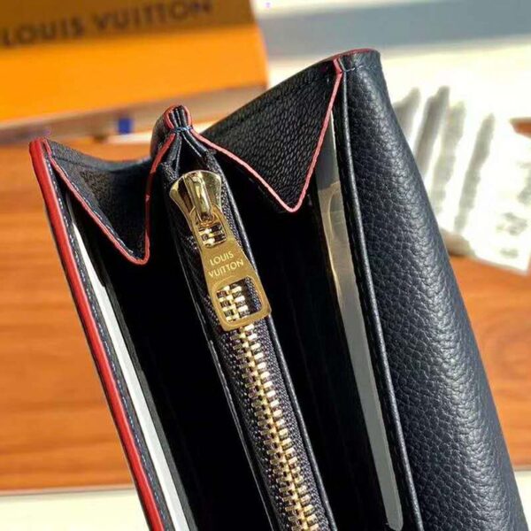 Louis Vuitton LV Women Sarah Wallet Monogram Empreinte Leather-Navy - Image 9