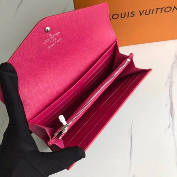 Louis Vuitton LV Women Sarah Wallet in Epi Leather-Black - Image 7