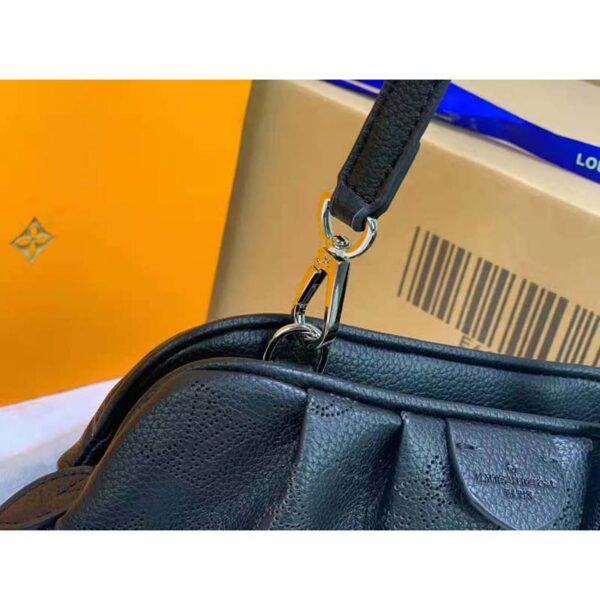 Louis Vuitton LV Women Scala Mini Pouch Black Mahina Perforated Calf Leather - Image 9