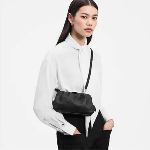 Louis Vuitton LV Women Scala Mini Pouch Black Mahina Perforated Calf Leather - Image 10