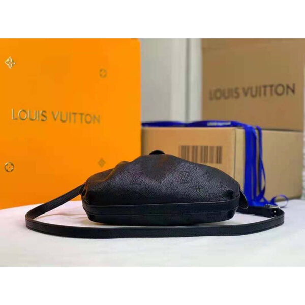 Louis Vuitton LV Women Scala Mini Pouch Black Mahina Perforated Calf Leather - Image 6
