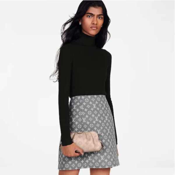 Louis Vuitton LV Women Scala Mini Pouch Coquille Mahina Perforated Calf Leather - Image 10